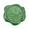 Adesivo de carimbo de cera de vedação verde pinho Série de Natal adesivo de selo para decoração de envelope convite garrafa de vinho presente