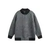 Roupas Masculinas Northbound 2026 Outono/Inverno Nova Cor Color Block Gola Alta Cardigan Suéter Masculino Malha Solta Jaqueta para Casal