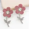 Funda para Teléfono Móvil con Flores Incrustadas de Diamantes Nueva de Zhuzi Joyería Accesorios Zapatos con Agujeros Accesorios para Manualidades Flores de Tulipán