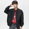 Chaqueta de Vuelo Bordada Estilo Retro Americano para Hombre Primavera y Otoño 2027 Nueva Chaqueta de Béisbol Casual para Adolescentes Ropa de Abrigo