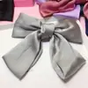 Pinza para el pelo de gasa súper de hada con lazo grande para la parte trasera de la cabeza accesorios para el cabello fresco dulce floral clip de resorte tocado