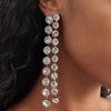 Explosiones de AliExpress Pendientes Completamente de Diamante Moda Europea y Americana Borla de Novia Pendientes Colgantes de Pedrería Pendientes07
