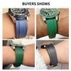 Correa de reloj Rolex Ditona Yacht para hombre, oficial, Blackwater Ghost, Green Water Ghost, de silicona y caucho, de 20 mm.