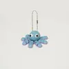 Colgante de Pulpo Impreso en 3D, Llavero Lindo, Juguete Articulado de una Sola Pieza Multicolor Móvil, Colgante Pequeño Creativo Infantil