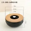 Estufa Calentadora de Té para Velas Directa de Fábrica Estufa Cerámica Doméstica de Conservación de Calor Calentador Vajilla para Calentar Té Estufa Calentadora de Té para Restaurante Hotel
