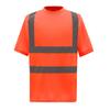 Camiseta de Ropa Reflectante Sitio de Construcción Ingeniería Construcción Fluorescente Manga Corta Ciclismo Seguridad al Aire Libre Logotipo Impreso Ropa Reflectante