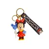 Llavero Colgante de Dibujos Animados Mickey Minnie Lindo Colgante de Llavero para Pareja Mochila Coche Adorno de Colgante Regalo