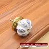 Puxador Cerâmico Mediterrâneo para Portas de Armário Estilo Rústico, Puxador Único para Gaveta Estilo Chinês, Puxador Artístico para Portas de Guarda-Roupa e Armário, Venda Direta da Fábrica