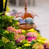 Popular Comedero para Pájaros con Forma de Paraguas Transfronterizo 2025 Decoración para Jardín y Patio Paraguas Artesanales