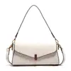 Bolso texturizado transfronterizo Nuevo bolso para mujer Otoño e Invierno 2024 Bolso de hombro vintage de leopardo Bolso de hombro personalizado de lagarto