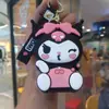 Bolsa de monedas popular de Capibara Llavero Cabeza de silicona Bolsa de almacenamiento para auriculares Bolso colgante Accesorios Regalos pequeños Al por mayor