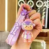 Pingente Chaveiro Criativo Colorido Menina Cereja, Exquisita Decoração de Chaveiro para Bolsa de Casal, Presente para Vendedor Ambulante Atacado