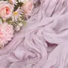Bandeira de Mesa Ponto Bali Gaze Plissada Decoração de Festa de Casamento Mesa de Sobremesa Tecido Plissado Rosa Bandeira de Mesa Decorativa para Jardim de Infância
