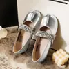 Zapatos planos de estilo francés para aumentar la altura para mujer, nuevos zapatos Mary Jane de otoño 2026, zapatos pequeños de cuero, mocasines, zapatos de vestir