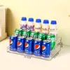 Estante para bebidas, expositor acrílico para caja registradora, estante pequeño de niveles para exhibición de cigarrillos y medicamentos para tienda de conveniencia