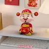 Nueva Decoración Creativa para Coche del Dios de la Riqueza con Cabeza Sacudidora, Figura Pequeña del Dios de la Riqueza para Escritorio de Oficina, Regalo de Año Nuevo para Escritorio