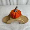 Nova Decoração de Abóbora Simulação Transfronteiriça Tecido Envolto Pequenos Enfeites de Abóbora Simulação Decoração de Mesa de Halloween Festival da Colheita de Ação de Graças