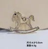 Broche de Caballo del Zodiaco Nuevo Más Vendido para Hombres y Mujeres, Corsage de Diseño Creativo, Pin de Pony Exquisito y Versátil al por Mayor