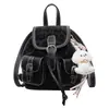 Mochila de gran capacidad para mujer, bolso nuevo con estampado de leopardo, bolso cruzado retro coreano, bolso de hombro, bolso de alta gama para el día a día