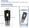 Luz LED de lectura para coche Xinhui decodificadora T10-6smd-5730 lente aluminio negro resistente a altas temperaturas luz de techo