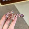 Exquisito y Dulce Pasador de Flor de Cristal, Pin de Pato, Nueva Moda 2026 Accesorio Versátil de Gama Alta para el Cabello