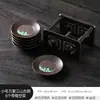 Porta-copos de Chá de Madeira Elétrico, Suporte Anti-Escaldante para Xícara de Chá, Tapete de Isolamento Térmico para Escritório, Porta-copos para Cerimônia do Chá, Conjunto de Acessórios de Chá Kung Fu de Alta Qualidade