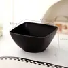 Juego de Cuencos y Platos de Paja de Trigo para Uso Doméstico, Cuencos Cuadrados, Platos Cuadrados, Tazas, Platos para Frutas, Ensaladeras, Vasos de Agua, Vajilla Juego de 16 Piezas
