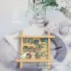 Borde de Corte de Concha de Abulón Natural Agujero Disco Capa Única DIY Accesorios para Joyería Hecha a Mano Decoración para Ropa Bolsas Zapatos y Sombreros