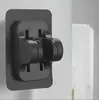 Soporte de ducha sin perforaciones soporte de ducha ajustable negro asiento de ducha de baño ducha de mano ducha asiento de fijación