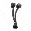 Adecuado para H11 a H11 cabeza verde de coche original línea de dos cabezas dobles cable de transferencia de lámpara HID arnés de cableado de lámpara de coche