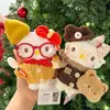 Nuevo Llavero de Peluche Original Hello Kitty DIY Grande "Camarón" Muñeca Linda Colgante para Bolsa