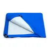 Lona Azul-Naranja-Azul-Blanco, Engrosada, Impermeable por Ambos Lados, Venta al por Mayor desde el Fabricante, Resistente al Sol, Resistente al Desgaste, Cubierta Impermeable