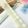 Nuevo Estilo Encaje de Borlas Suaves 3.5cm Hilo Pequeño Estilo Chanel con Flecos de Hilo Metálico Accesorios de Ropa Decoración DIY