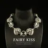 Pendientes Largos Exquisitos y Elegantes de Cristal, Collar con Forma de Corazón, Moda de Alta Gama, Joyería Elegante y Versátil