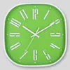 Reloj de pared cuadrado moderno de 12 pulgadas (30 cm) para el hogar, reloj de cuarzo rectangular para sala de estar y dormitorio con números tridimensionales, funcionamiento silencioso