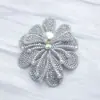 2025 Nuevo Modelo Flor de Zapato Completa de Diamante Pasador Accesorios Accesorios de Ropa Pedrería Súper Brillante Flor Tridimensional Accesorios Venta al por Mayor de Fábrica