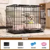 Jaula para Perros Teddy Especial para el Hogar Casa de Metal para Perros Tipo Plegable Espacio Grande Interior Jaula para Perros Medianos y Pequeños Jaula Valla para Mascotas