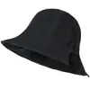 Sombrero de Pescador Hecho a Medida con Logo, Sombrero de Cubo 100% Algodón, Sombrero de Sol Sencillo para Exteriores, Estilo Versátil de Moda para Mujer, Estilo Japonés