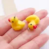 Colgantes de Resina de Animales Simulados (Cachorro, Conejo, Pato) para Pulseras, Collares, Llaveros de Bricolaje, Accesorios de Joyería Transfronterizos