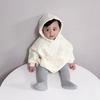 Rompere de invierno 2023 para bebé, simple, versátil, con forro polar, con capucha, con letras, sudadera informal para niños