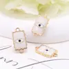 Venta al por mayor de fábrica Collar con colgante Ojo de Diablo Blanco Perlado Accesorios de Joyería con Cuentas de Ojo con Agujero para Pulseras