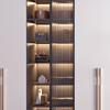 Luz mini con ángulo recto de triángulo ranura de luz de 8*8 mm barra de luz de gabinete carcasa de ranura de aluminio
