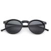 Gafas de sol de arroz con montura redonda, gafas de sol retro ojo de gato, montura de color, gafas de sol mate al por mayor