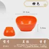 Tazones Pequeños de Melamina de 4.5 pulgadas, Tazones Cuadrados Comerciales, Tazones Específicos para Arroz de Restaurante, Tazones para Sopa, Tazones para Salsas de Restaurante de Hot Pot de Imitación de Porcelana
