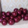 Globos de Boda con Palabras Felices, Globos Rojo Granada de 10 pulgadas para Pedida de Mano, Declaración, Decoración, Fiesta de Cumpleaños, Arreglo de Boda, Romántico