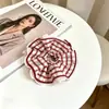 Goma de pelo scrunchie vintage versátil extragrande para adultos, elegante scrunchie floral para coleta