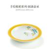 Tazón con Tapa Color Bajo Cubierta Pintado a Mano Níspero Sancai Tazón con Tapa Olla Soporte Cerámica Juego de Té Kung Fu Tetera Casera Tazón de Té Taza de Té