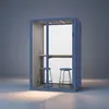 Cabina Telefónica Estudio de Grabación Sala Insonorizada para Piano Cabina Silenciosa Sala Insonorizada Cabina Móvil Insonorizada Cabina Insonorizada Ultra Ecológica