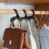 Gancho para Bolsa, Suporte Arqueado para Pendurar Bolsas, Suporte para Pendurar no Guarda-Roupa, Suporte Multifuncional para Pendurar Lenços, Gravatas, Cintos, Suporte para Armazenamento de Chapéus