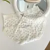 Calcinha Feminina estilo Francês, Cintura Média, Cor Branco Leite, Seda Gelada, Leve, Semitransparente, Renda Sexy, Confortável, Sensação de Segunda Pele 9046